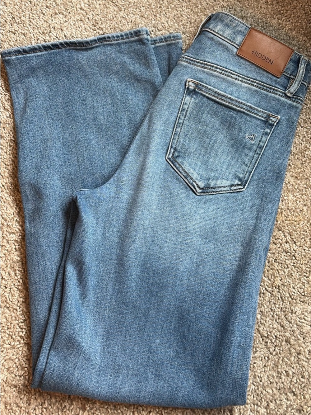 Hidden Light Blue Straight Leg Women’s Jeans